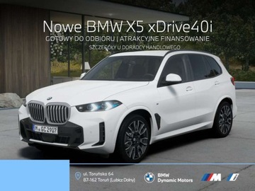 BMW X5 G05 SUV Facelifting 3.0 40i 381KM 2025 BMW X5 xDrive40i 381 KM mHEV - Gotowy do Odbioru - Kamera 360 - HarmanKard