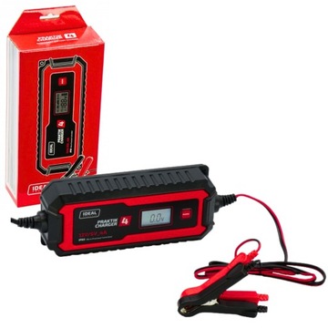 prostownik charger Ideal LCD 6V 12v prostownik do akumulatorów CHARGER 4