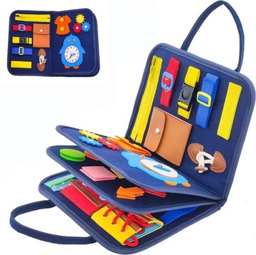 Busy Board dla małych dzieci , zabawka Montessori edukacyjna dla dzieci