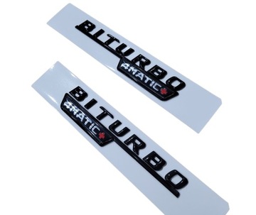 Emblemat do Mercedes na błotnik Biturbo 4M+