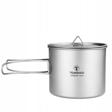 TOMSHOO 1100ml Titanium Ultralight Outdoor
