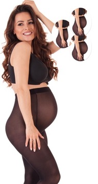 Колготки для беременных из МИКРОФИБРЫ плотностью 40 ден с вставками