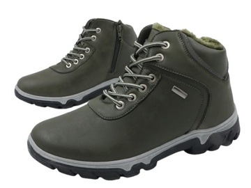Trapery męskie buty zimowe trzewiki kozaki uniseks 9740 r.44