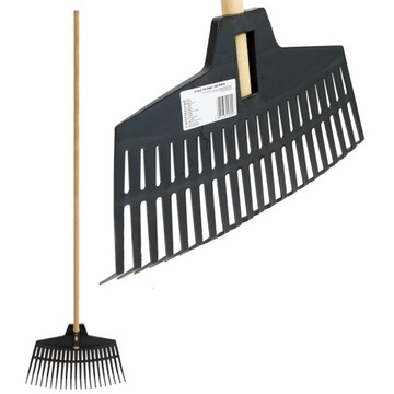 GRABIE DO LIŚCI TRAWY PLASTIKOWE 390 + TRZONEK HD