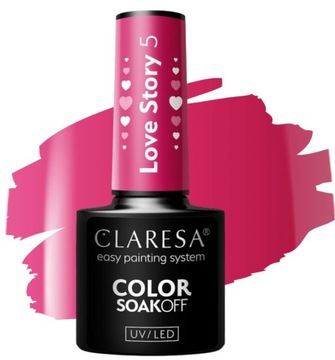 CLARESA LOVE STORY 5 LAKIER HYBRYDOWY CUKIERKOWY
