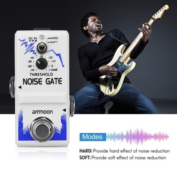 Ammoon Single Noise Gate Guitar Effect Pedal True