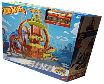 HKX41 Tor Hot Wheels Remiza strażacka straż