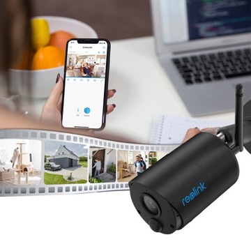 КАМЕРА REOLINK ARGUS ECO-V2 ЧЕРНАЯ USB-C + КАРТА 64 ГБ
