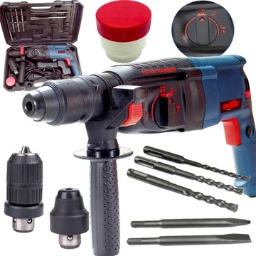 DRILL HAMMER DRILL PERFORMANCE HAMMER 2600W МОЩНЫЙ НАБОР SDS+ СМАЗКА ДЛЯ КОРПУСА