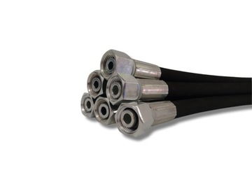 Przewód wąż hydrauliczny AA DN10 M18 0,8m 180Bar