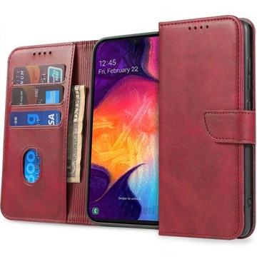 ETUI PORTFEL SKÓRA KABURA do IPHONE 15 PLUS Skórzane Obudowa