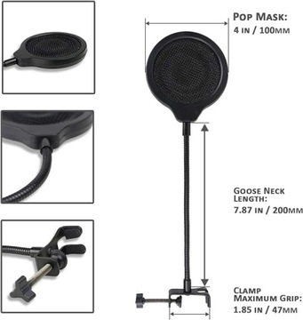 Чехол для микрофона YOUSHARES HyperX QuadCast со стабилизирующим креплением