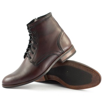 МУЖСКИЕ ЗИМНИЕ ботинки челси, кожа 287 KABIR 41