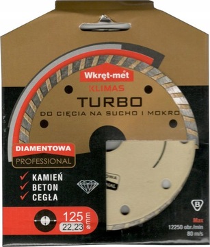 Tarcza diamentowa turbo TDT-180P WKRĘT-MET