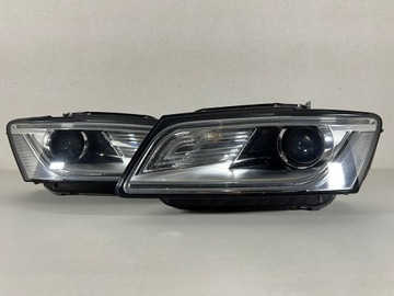AUDI Q5 8R0 LIFT Bi-XENON LED LAMPA LEWA PRAWA PRZÓD REFLEKTOR NIESKRĘTNY