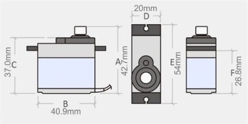 СЕРВО СЕРВО ДВИГАТЕЛЬ MG945