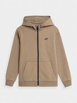 СПОРТИВНАЯ ТОЛСТОВКА С КАПЮШОНОМ ДЛЯ МАЛЬЧИКОВ 4F НА МОЛНИИ
