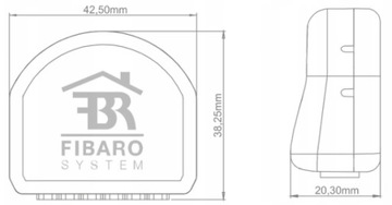 Fibaro Double Smart Module FGS-224 Przeł. Z-Wave