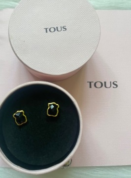 Маленькие серьги TOUS Color в форме плюшевого мишки