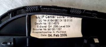 DISPLEJ PDC PŘEDNÍ MERCEDES GL X164 ML W251