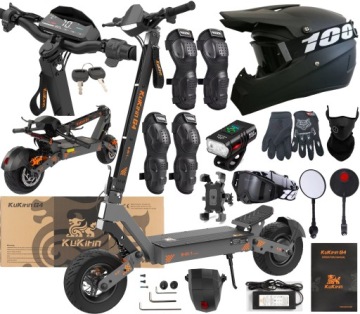 KuKirin G4 Elektrická vozidla 2400W 20Ah 70KM/H 75KM Terénní +8 Dárek