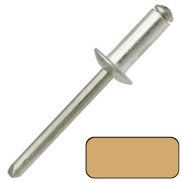 NITY ZRYWALNE 4X10mm - KOLOR RAL1002 - 100 SZTUK