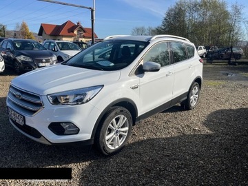 Ford Kuga II SUV Facelifting 1.5 EcoBoost 120KM 2017 Ford Kuga II 1.5 benz 120KM 2017r po serwisie! Bogata wersja!, zdjęcie 1