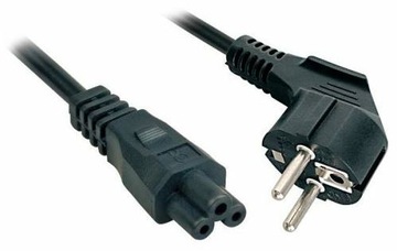 Kabel zasilający koniczyna Schuko Lindy IEC C5 2m