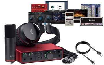 FOCUSRITE SCARLETT 2i2 STUDIO 4RD 4GEN + SOFTl