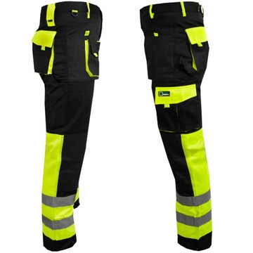 Размер светоотражающих рабочих брюк ADMIRAL Hi-Vis. М/50