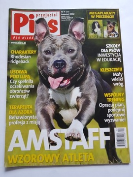 Przyjaciel Pies magazyn Amstaff nr 4 kwiecień 2012