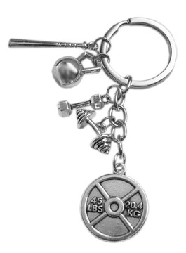 BRELOCZEK SIŁOWNIA CIĘŻARY CHŁOPAKI Z MIASTA