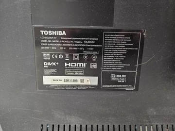 TOSHIBA 40L6353D 40-ДЮЙМОВЫЙ LED-телевизор DVB-T2