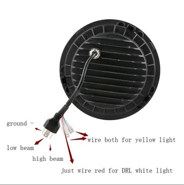 7-ДЮЙМОВАЯ ФАРА СВЕТОДИОДНАЯ ПЕРЕДНЯЯ ФАРА МОТОЦИКЛА 150 Вт