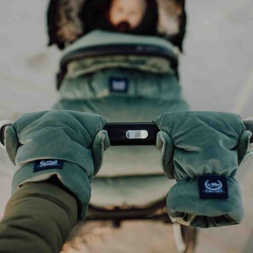 LA MILLOU Aspen Бархатные перчатки цвета хаки