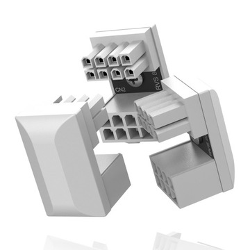 Adapter Wtyczka kątowy złącze 8 PIN 180 stopni EZDIY-FAB RVS