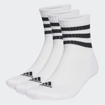 Skarpety adidas 3-Stripes Cushioned Mid-Cut Socks