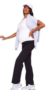 PRETTYLITTLETHING SPODNIE CIĄŻOWE CZARNE 42 EKB