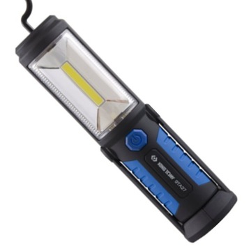 Latarka 3W + 5 LED lampa warsztatowa akumulatorowa