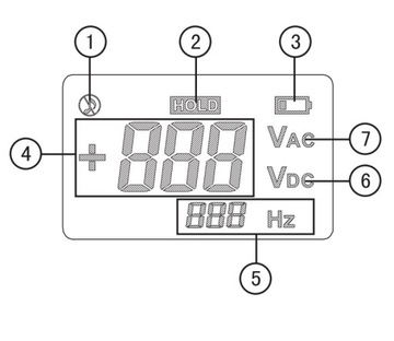 Мультиметр UNI-T UT18C, тестер фаз напряжения