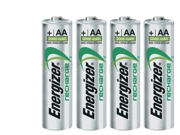 4 Ni-Mh аккумулятора Energizer Power Plus емкостью 2000 мАч AA R6
