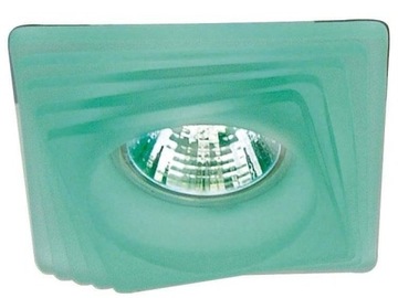 Oprawa stropowa szklana zielona kwadratowa SS-01 2