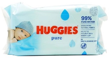 HUGGIES PURE JUMBO PACK салфетки 10 x 72 шт.