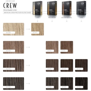 AMERICAN CREW Precision Blend Medium 5-6 3x40 мл обезжириватель