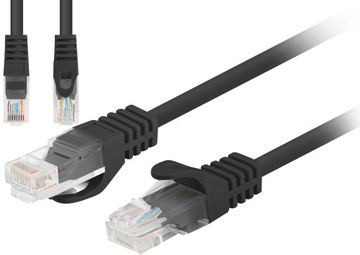Kabel sieciowy LAN Patchcord UTP kat 6 5m CAT6 Przewód Cat LAN interneto