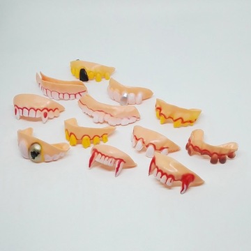 Игрушка для макияжа Хэллоуин Зубные протезы Косплей Клыки 24 pcs