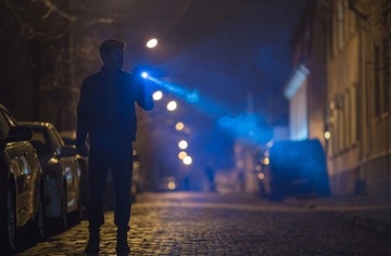 Белый тактический фонарик + УФ-детектор PowAir 3W