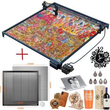 Grawer laserowy SCULPFUN S30 PRO+ pump +XL Płyta
