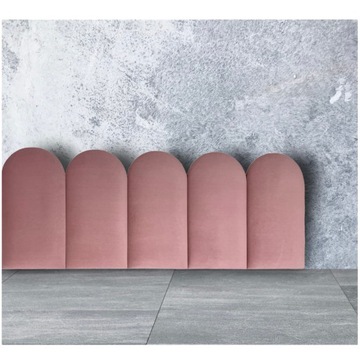 80 X 30 PANELE TAPICEROWANE ŚCIENNE DZIECIĘCE PŁOTEK ZAOKRĄGLONY WELUR