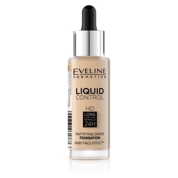 EVELINE Liquid Control HD podkład do twarzy 015 Vanilla 32 ml